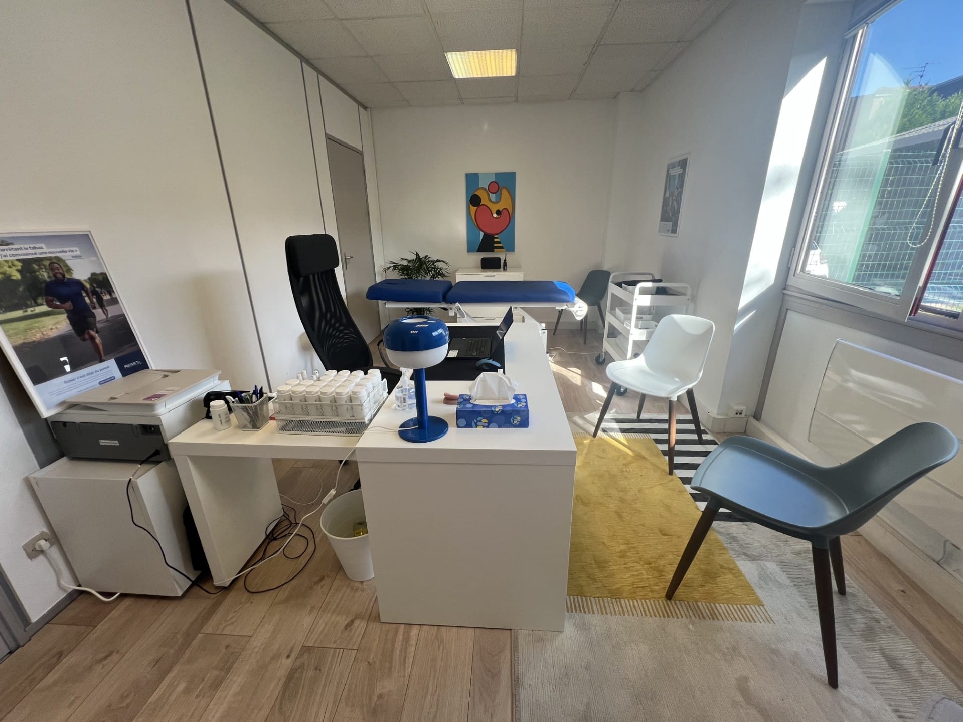 Centre Reset Laser, salle d'accueil